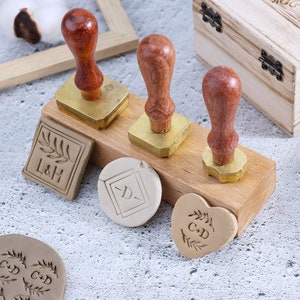 Custom Pottery Stamp Metal Clay Stamps Clay Stamping Tools Personalized  Pottery Stamp Custom Stamp for Clay Ceramic Stamp Polymer Clay Stamp 