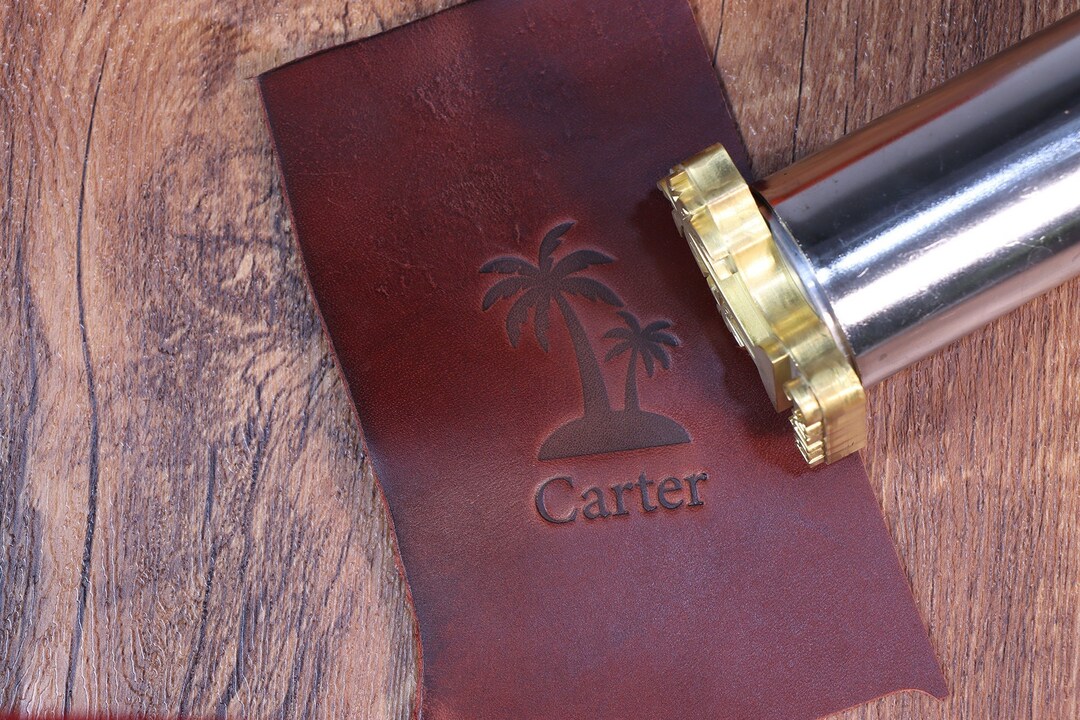 Custom Leather Stamp, Leather Branding Iron, Custom Logo Stamp, Logo