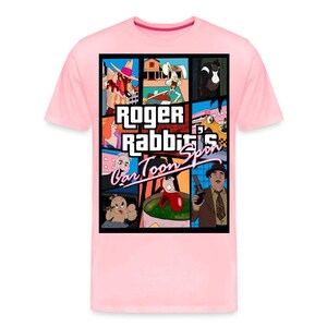 Roger Rabbit Cartoon Spin Tee | Disneyland ToonTown Mash-Up T-Shirt | Disney Parody Unisex S-3XL
