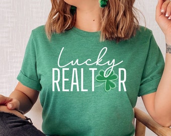 Lucky Realtor, House Hunter, St.Patrick's, Licensed to Sell, Shamrock Shirt, Lucky Mama, House Hunter, Realtor Gifts, Sold By, Real Estate