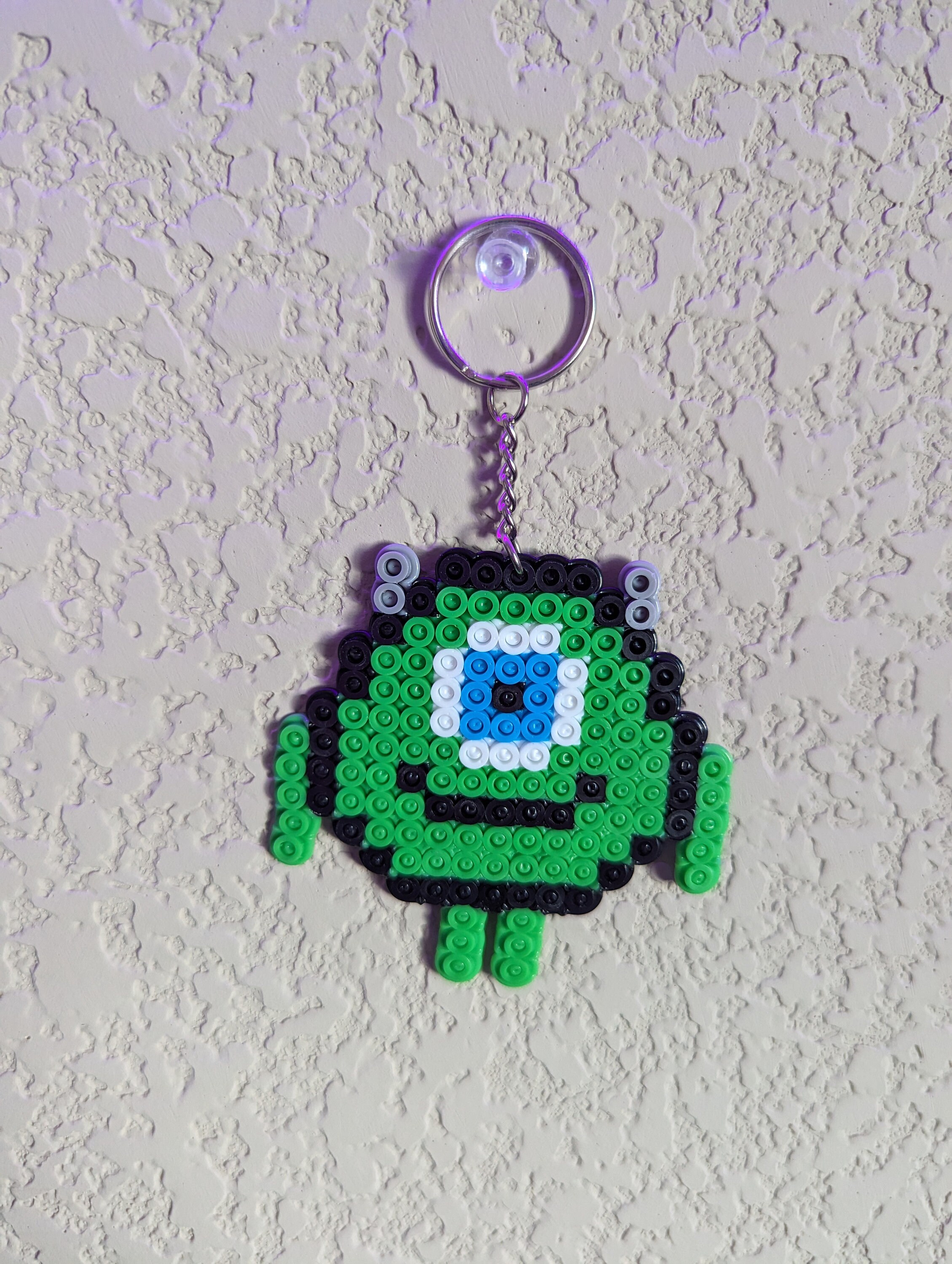 Mike Wazowski Keychain Etsy UK