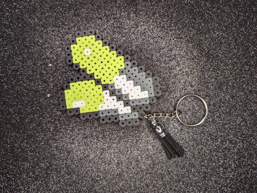 Pill Perler Bead Keychain - Etsy