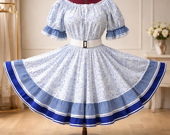 New Women's square dance XL outfit