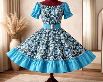 square dance dress Country Outfit XXL just bias Authentic Patterns 314 Square Dance