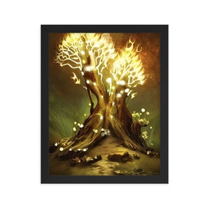 Framed poster Burning Bush