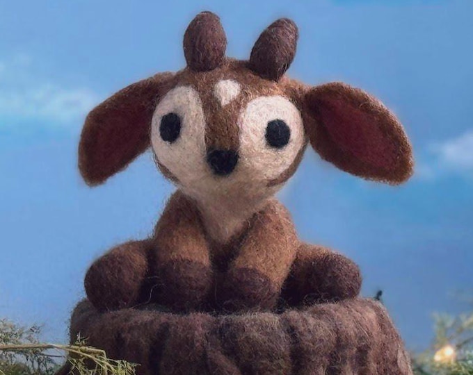 Palia Needle Felted Sernuk Figurine: Game Inspired Decor