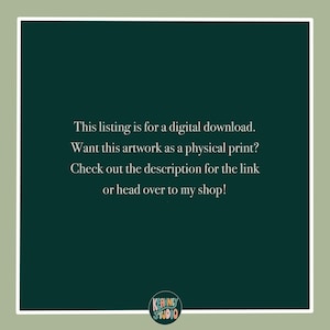 This listing id for a digital download. For the physical version, check out my shop.