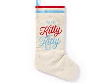 Here Kitty Kitty Cat Stocking