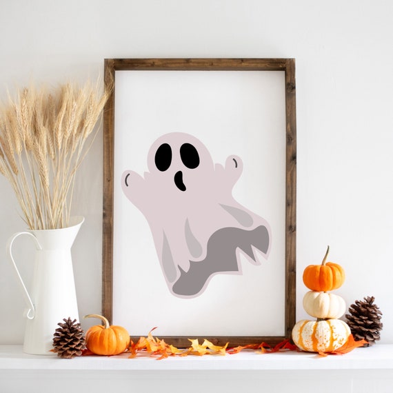 Printable Halloween Ghost Decorations