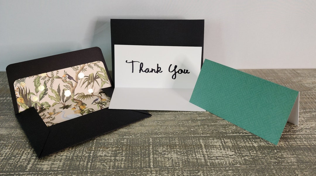 Thank You Cards and Envelope - Etsy