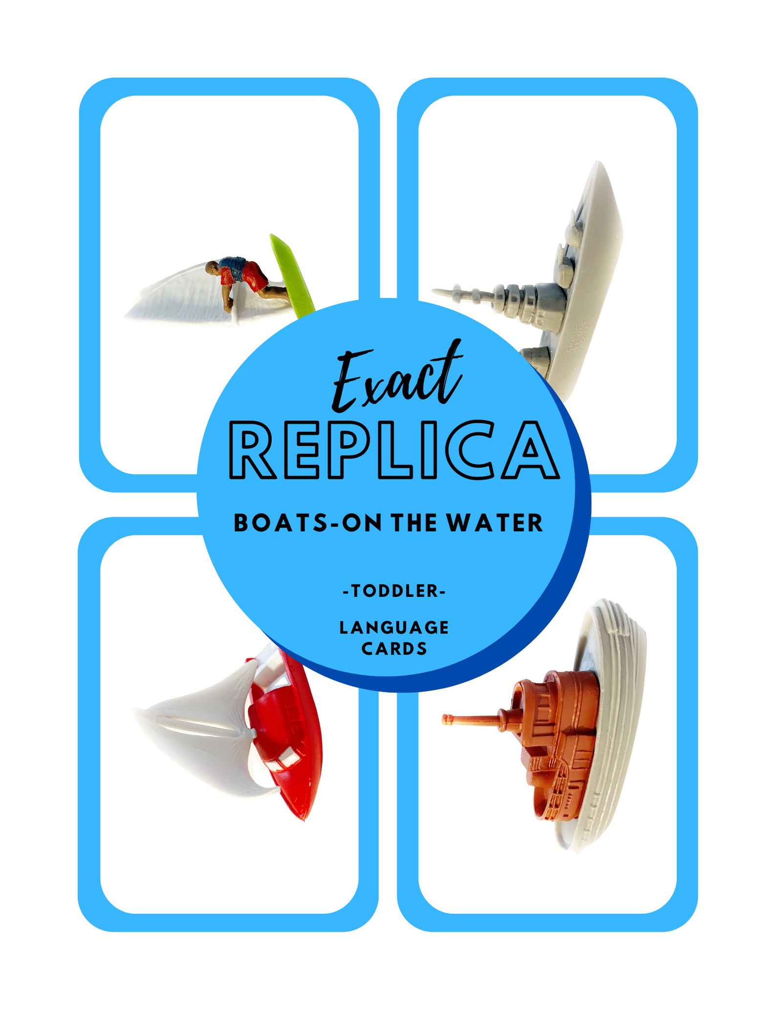 Montessori Toddler Language Cards - Boats - Etsy Canada