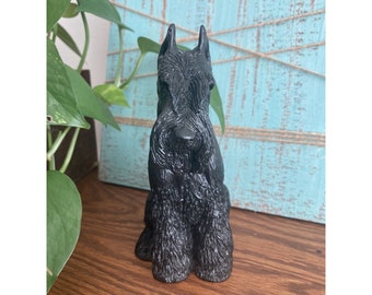 Candle Factory Black Schnauzer Candle