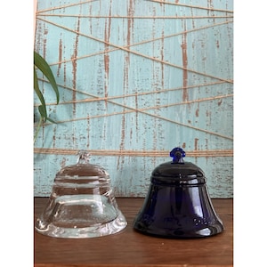 Vintage Telephone Pioneers Of America Blue Clear Set Of 2 1993