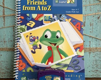 Leap Frog Leap's Friends from A to Z - Book & Cartridge