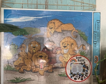 VTG 1996 Promise Story Puzzle Children’s Bible Daniel and the Lion’s Den
