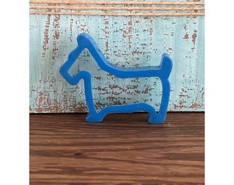 Blue Schnauzer Dog Cookie Cutter