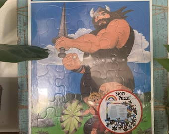 VTG 1996 Promise Story Puzzle Children’s Bible David and Goliath Puzzle Kids