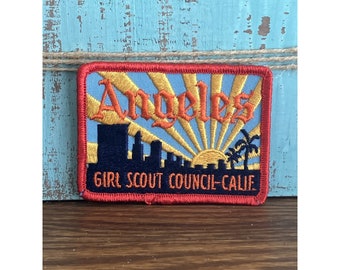 Vintage Angeles Girl Scout Council Calif Patch