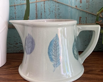 Portmeirion The Seasons Collection Oversized Creamer Green Leaves Easter Spring