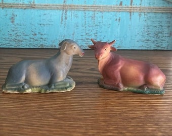 Lot De 8 Santons De Crèche Anciens – Fait Main, Style Devineau, Hauteurs Variées