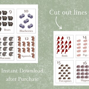 Nature Themed Counting Cards for Babies, Toddlers, and Children ...
