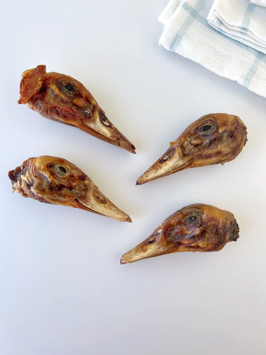 Dehydrated Duck Head Single Ingredient Natural Raw Whole Foods for Pets