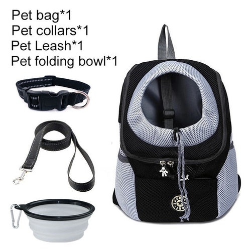 Pet Dog Carrier Bag Carrier For Dogs shops Backpack Out Double Shoulder Portable Travel Backpack Outdoor Dog Carrier Bag Travel Set