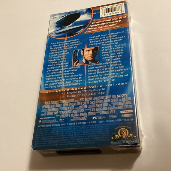 新品 ジェームズ・ボンド 007 ワールド・イズ・ノット・イナフ VHS 