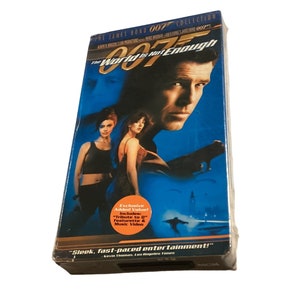NEW James Bond 007 The World is Not Enough VHS Video Tape Cassette Vintage 1999