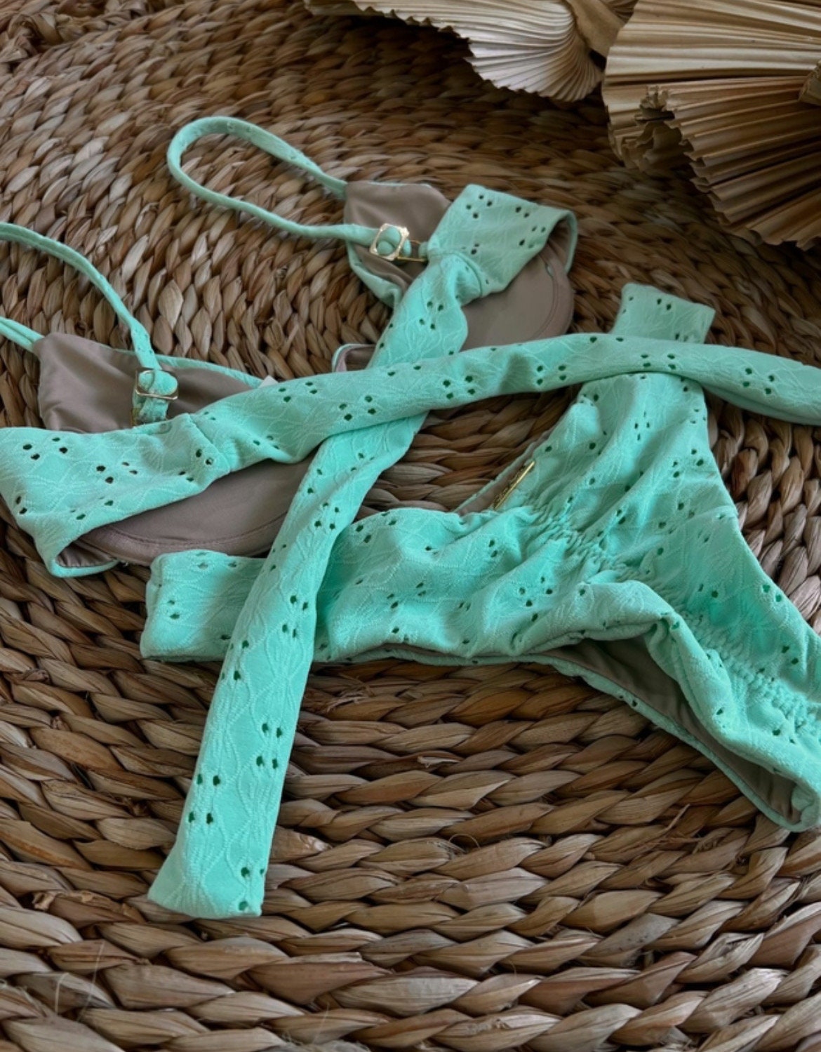 Rio De Janeiro Blue Turquoise Bikini Set.