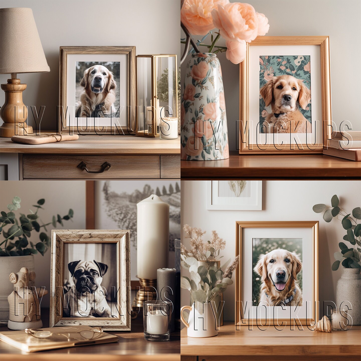 25 Portrait Frame Mockups High Quality Frame Mockup Bundle Mock up