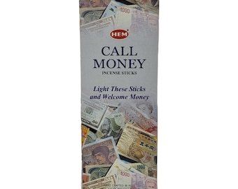 Hem Call Money Incense Sticks / 6 pack 120 sticks
