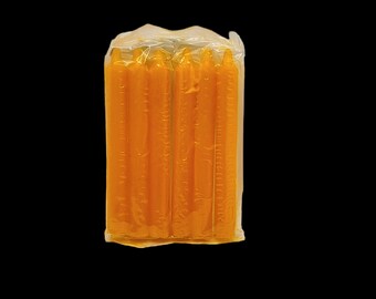 Yellow  Ritual Candle Sticks/ 6pack 6inches