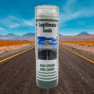 Open Road/Abre Camino 7-daagse kaars.