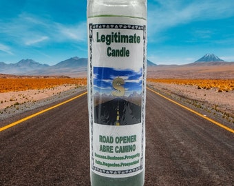 Open Road/ Abre Camino 7 Day Candle.