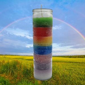 Plain 7 Color Candle