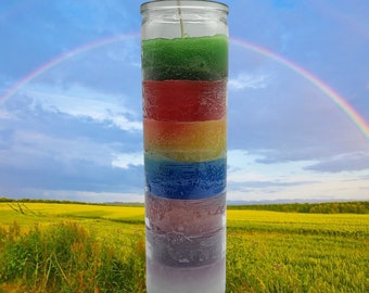 Plain 7 Color Candle