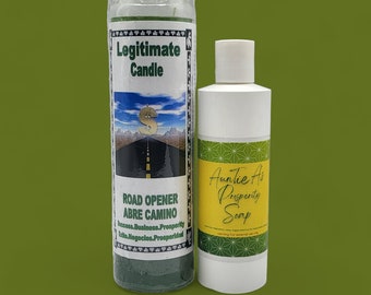 Road Opener/ Abre Camino & Money Prosperity Soap Combo.