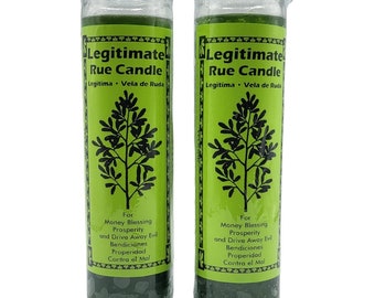 Green 7 Day Candle / Contains 2 Candles