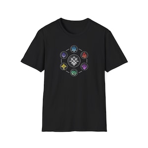 Honkai Star Rail Combat Types Tee | Star Rail Tee | Honkai Star Rail Shirt | Gamer Tee