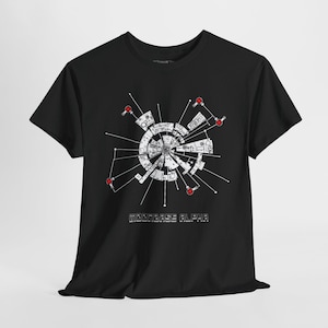 Space 1999 Moonbase Alpha Tee, Sci-Fi Shirt, Retro Space Graphic Tee, Space Lover Gift, Vintage Moonbase Alpha T-Shirt, Unisex Cotton Tee image 4