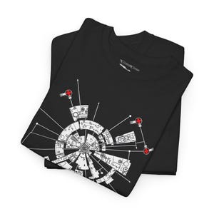 Space 1999 Moonbase Alpha Tee, Sci-Fi Shirt, Retro Space Graphic Tee, Space Lover Gift, Vintage Moonbase Alpha T-Shirt, Unisex Cotton Tee image 2