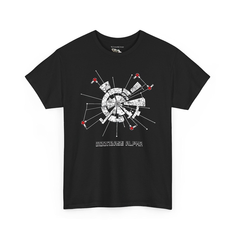 Space 1999 Moonbase Alpha Tee, Sci-Fi Shirt, Retro Space Graphic Tee, Space Lover Gift, Vintage Moonbase Alpha T-Shirt, Unisex Cotton Tee image 1