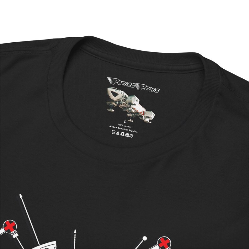Space 1999 Moonbase Alpha Tee, Sci-Fi Shirt, Retro Space Graphic Tee, Space Lover Gift, Vintage Moonbase Alpha T-Shirt, Unisex Cotton Tee image 3