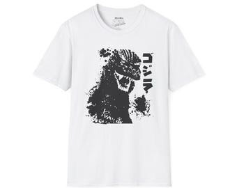 Godzilla Graphic Tee, Monster Movie Lover Shirt, Japanese Kaiju Fan Gift, Retro Pop Culture Top, Geeky Film Buff Apparel