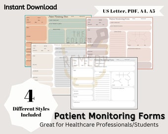 Patient Monitoring Form - Etsy