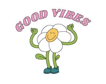 Good Vibes Vinyl Stanzsticker