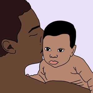 Vinculación del bebé padre / pareja