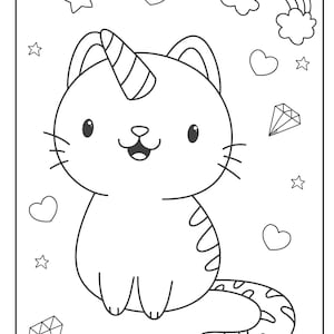 21 Kitten Coloring Pages