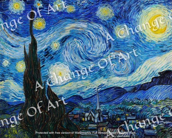 ヴィンセント・ヴァン・ゴッホの「星月夜」の高品質デジタル ヴィンセント・ヴァン・ゴッホの「星月夜」の高品質デジタル